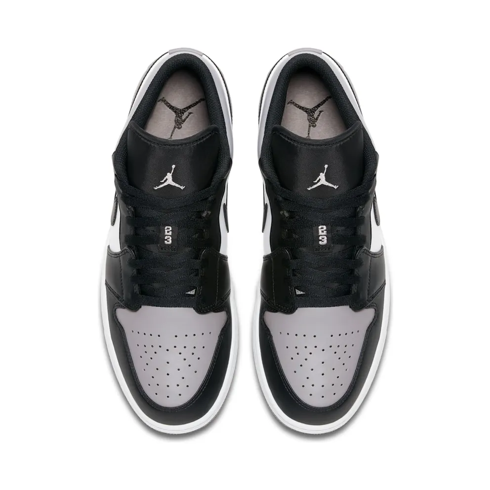 Jordan 1 Low Grey Toe White/Atmosphere-Black (553558-110)