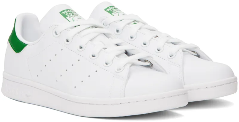 adidas Stan Smith Cloud White Green (W) (Q47226)