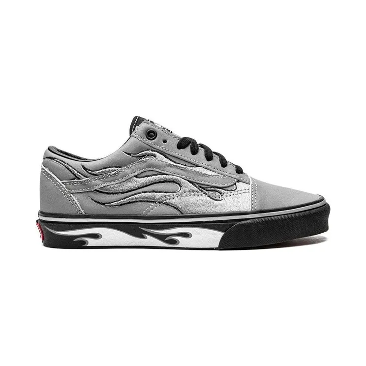 Vans Old Skool A$AP Worldwide Silver Reflective Flames (VN0A7Q2J6UR)