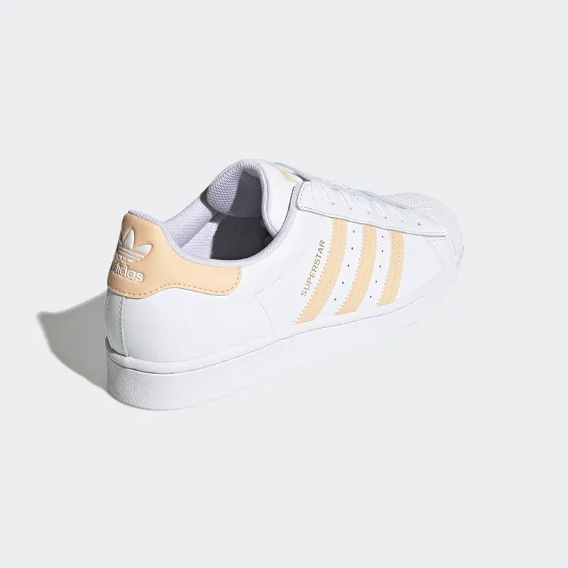 adidas Superstar Cloud White / Glow Orange / Glow Pink (H00128)