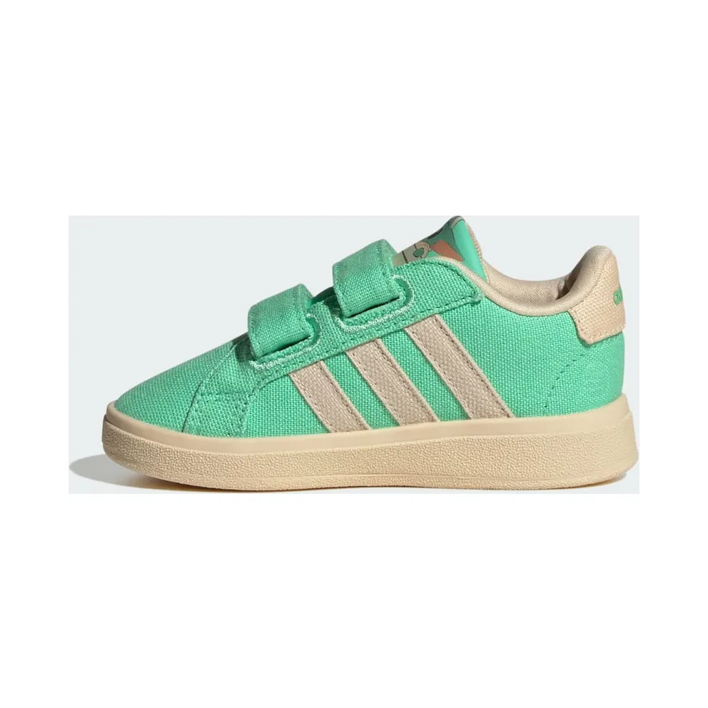 adidas Grand Court x Disney Grogu Green Glow / Sand Strata / Sand Strata (IG0450)