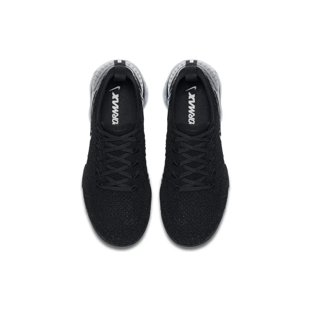 Nike Air VaporMax Flyknit 2 Black Patent (W) Black/Black-White-Metallic Silver (942843-014)