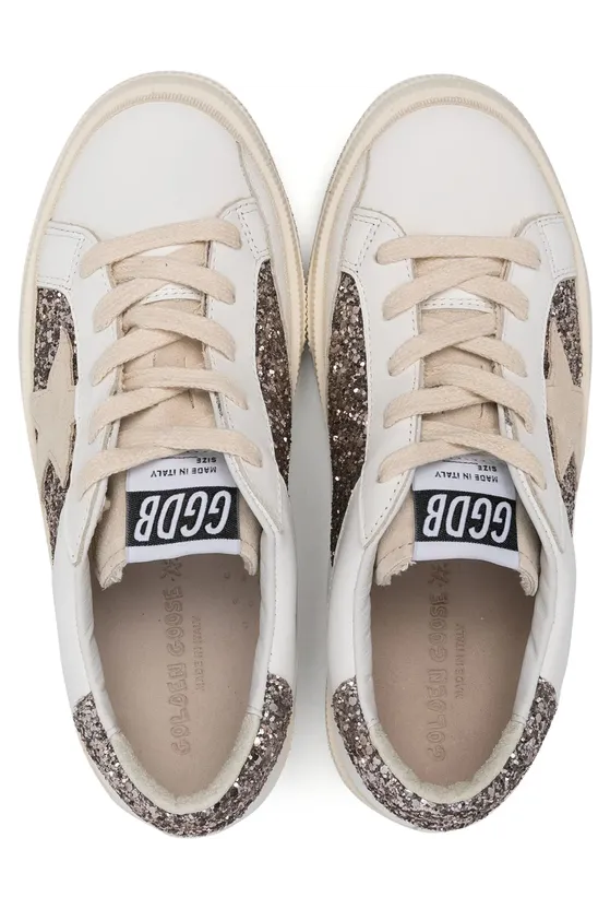 Golden Goose Glitter-panelled May “White” (GJF00715 F005321 11694) (3)