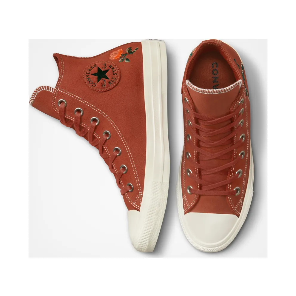 Converse Chuck Taylor All Star Embroidered Roses Rugged Orange/egret/midnight C