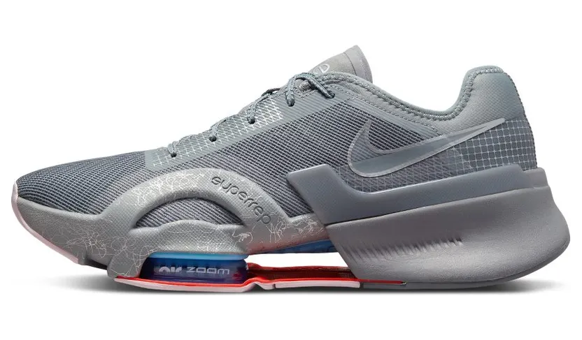 Nike Air Zoom SuperRep 3 voor HIIT-sessies Grijs (DC9115-004)