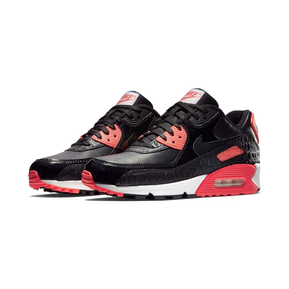 Nike Air Max 90 Black Croc Infrared Black/Black/Infrared (725235-006)