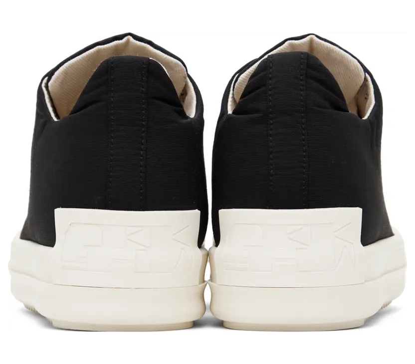 Rick Owens Drkshdw Black Taffeta Sneakers (DU02B4802 MUEH3) (2)