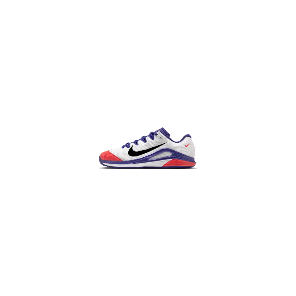 Nike Vapor 12 PRM Clay Court “White / Dark Concord / Bright Crimson / Burgundy Ash” (JA1448-100)