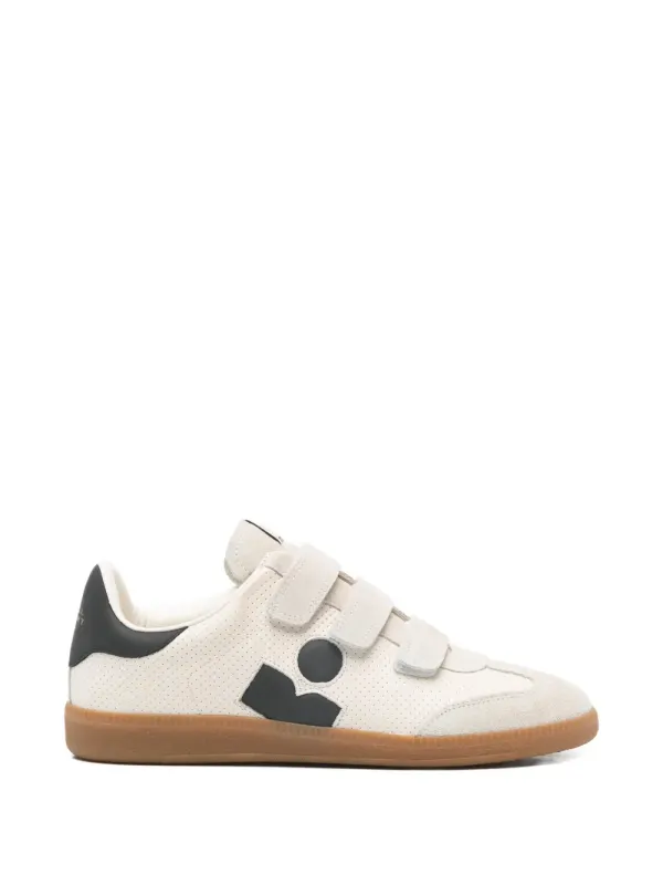 ISABEL MARANT Beth sneakers with geperforeerd logo – Beige (BK0013FAD1E06S)