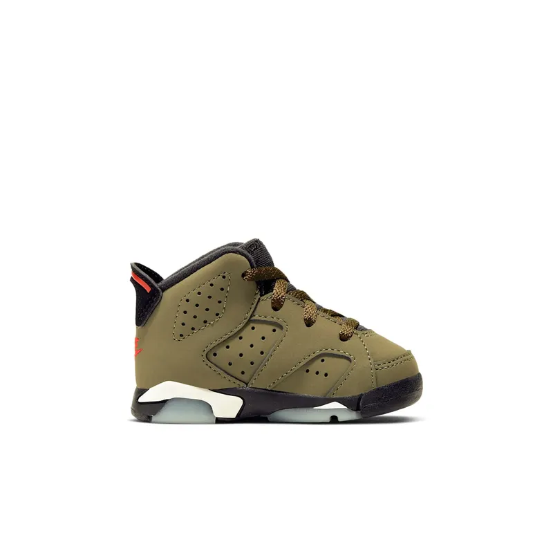 Air Jordan x Travis Scott Cactus Jack Nike AJ VI 6 ‘Medium Olive’ (TD) (2019) (CQ3567-200)