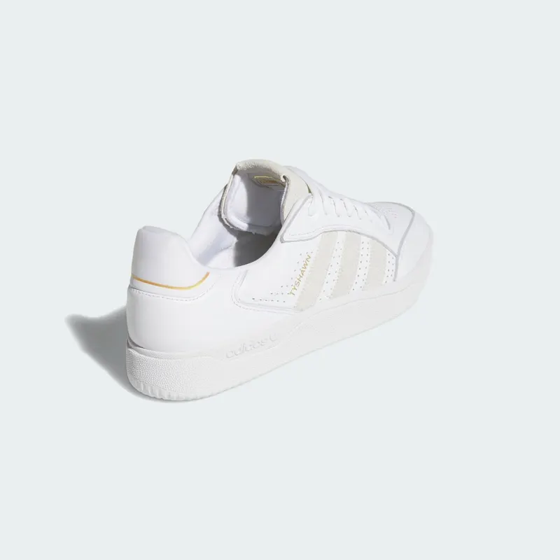 Adidas Tyshawn Low Cloud White / Cloud White / Gold Metallic (JH8158)