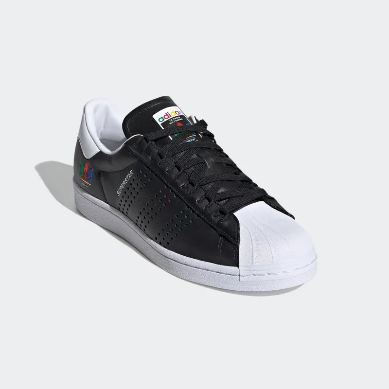 Adidas Superstar Core Black / Green / Cloud White (FW5387)