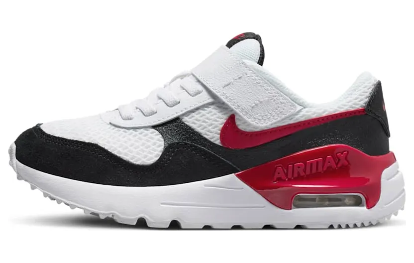 Nike Air Max SYSTM White Black Gym Red (DQ0285-117)