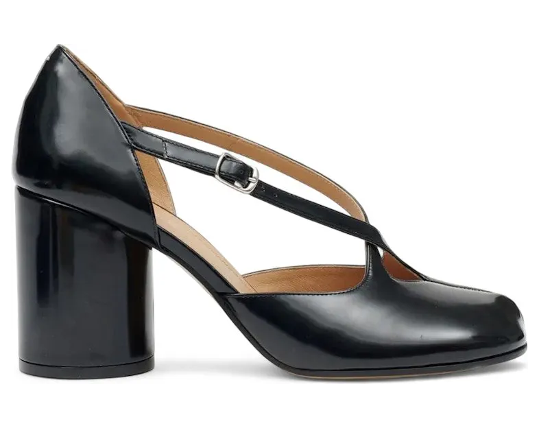Maison Margiela Tabi Straps Pump Heel Black (S58WL0284 P8193 T8013)
