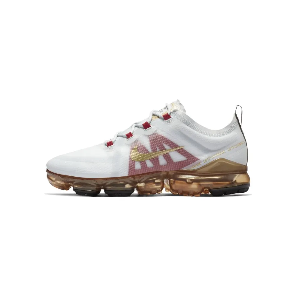 Nike Air VaporMax 2019 Chinese New Year 2019 Pure Platinum Pure Platinum/Metallic Gold-Gym Red (BQ7038-001)