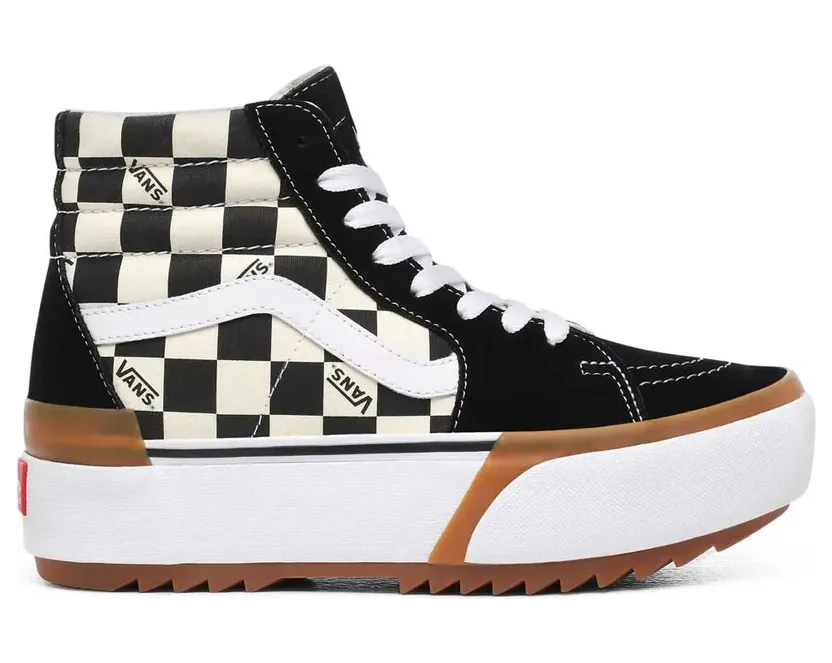 Vans Sk8-Hi Stacked ‘Checkerboard’ Multi/True White (VN0A4BTWVLV)