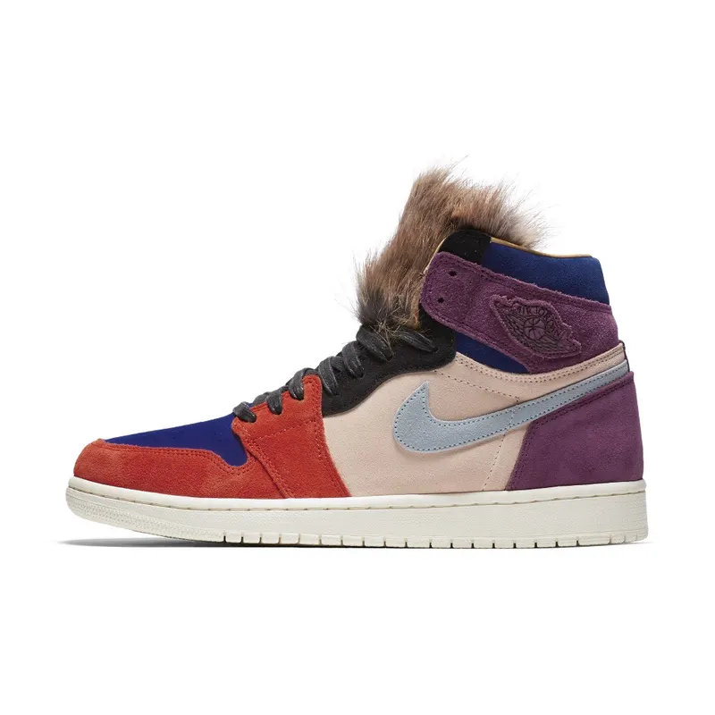 Jordan 1 Retro High Aleali May Court Lux (W) Bordeaux/Light Armory Blue-Sunset Tint (BV2613-600)