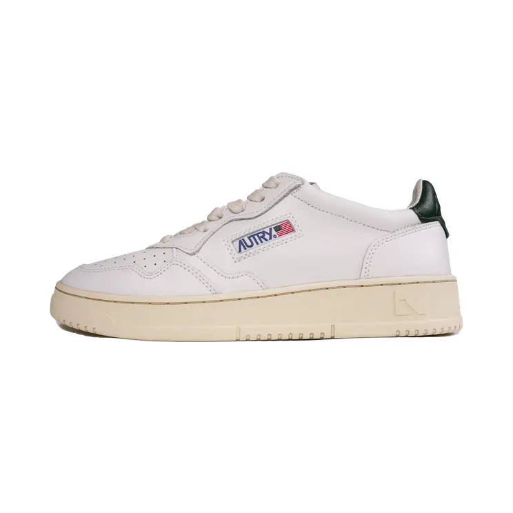 Autry Medalist Low Sneakers Leather “White/Mountain” (AULM-LL47)