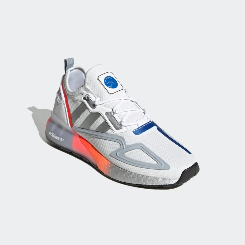 adidas ZX 2K Boost Cloud White / Metallic Silver / Glow Blue (FY5725)