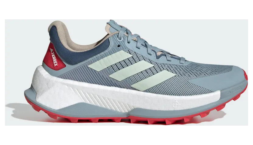 Adidas Terrex Soulstride Ultra Trail Running Magic Grey / Linen Green / Pure Ruby (IH3794)