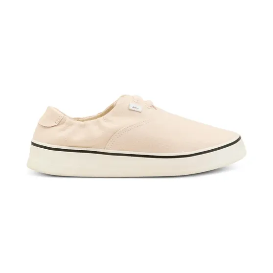 AMI Paris Canvas tennis sneakers met verwassen effect – Beige (E26USN507AW0025)