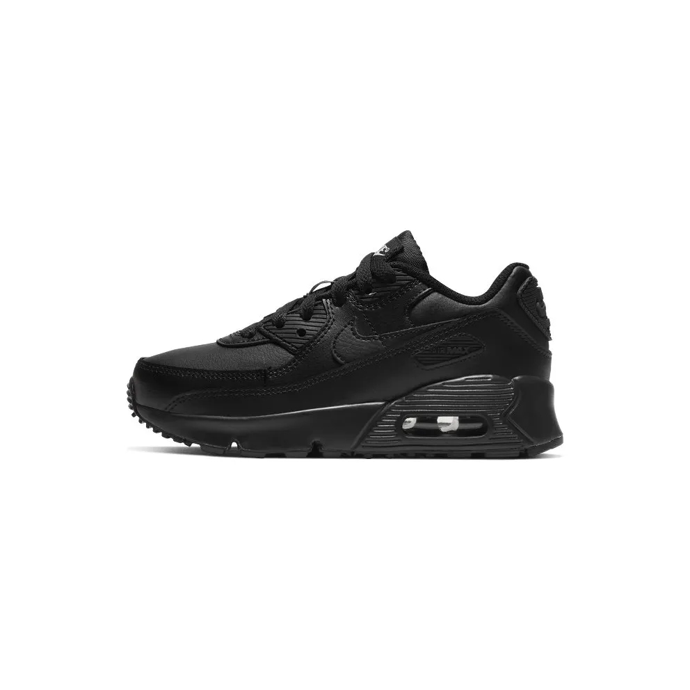 Nike Air Max 90 Black (PS) Black/Black/White (CD6867-001)