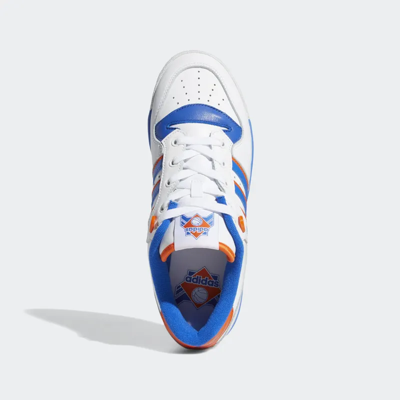 adidas Rivalry Low Cloud White Blue Cloud White/Blue/Orange (FU6833)