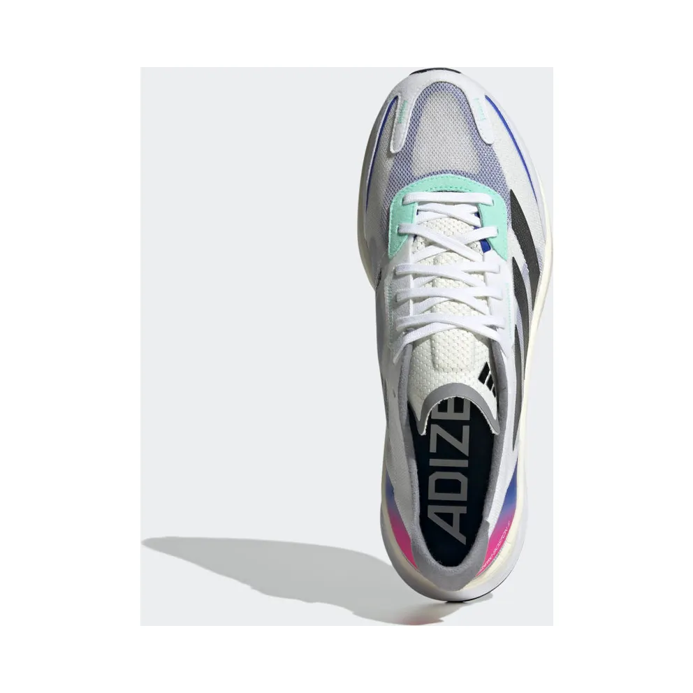adidas Adizero Boston 11 Cloud White / Core Black / Lucid Blue (HQ3693)
