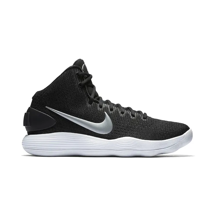 Nike Basketball Hyperdunk Black / White / Metallic Silver (897813-101)