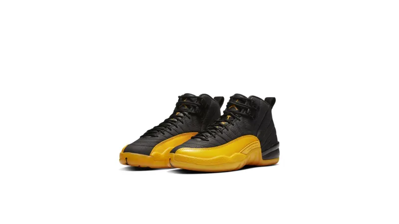 Jordan 12 Retro Black University Gold (GS) Black/University Gold (153265-070)