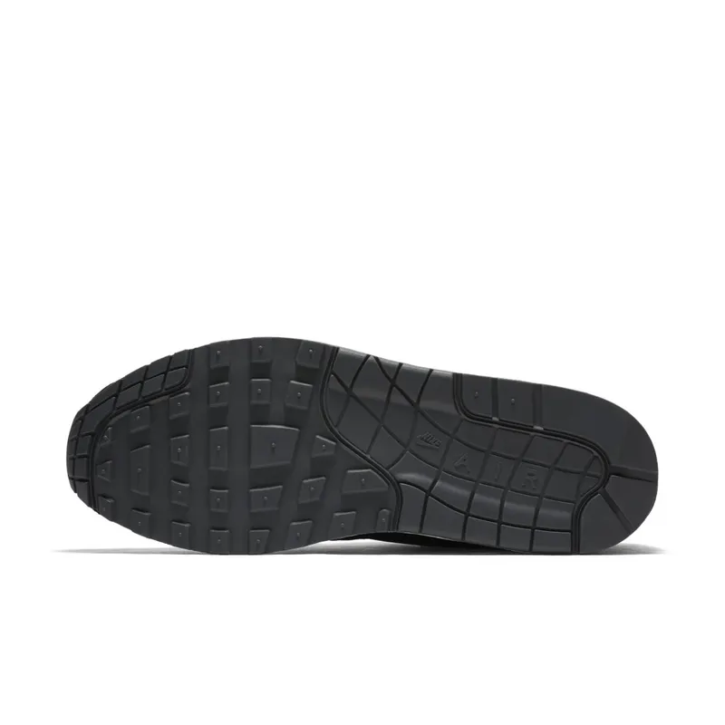 Nike Air Max 1 Black Reflective Heel Black/Pure Platinum-Dark Grey-Black (AH8145-006)