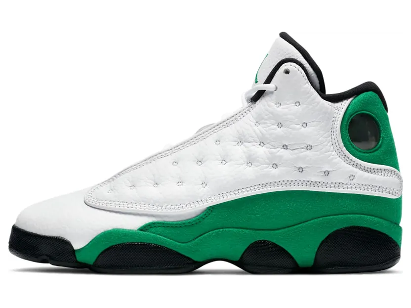 Air Jordan 13 Retro GS “White / Black / Lucky Green” (DB6536-113)