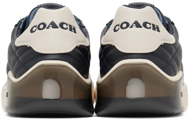 Coach 1941 Navy Quilted Citysole Court Sneaker (CA360 UE2)