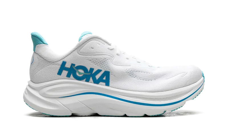 Hoka CLIFTON 10 “WHITE SKYWARD BLUE” (1162030-WKY)