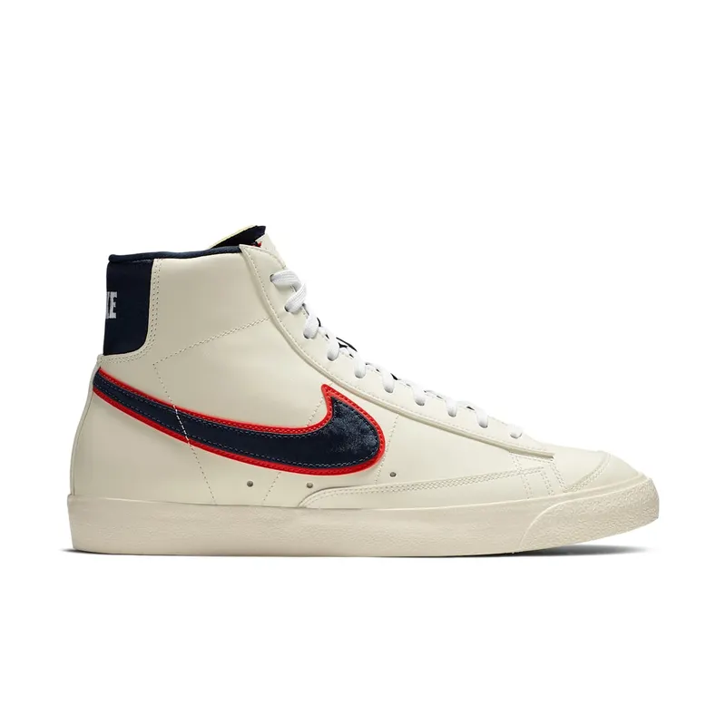 Nike Blazer Mid 77 City Pride Chicago Sail/Total Crimson-Gum Medium Brown-Obsidian (CD9318-100)