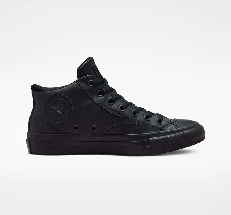 Converse Chuck Taylor All Star Malden Street Faux Leather Black/black/dk Smoke Grey