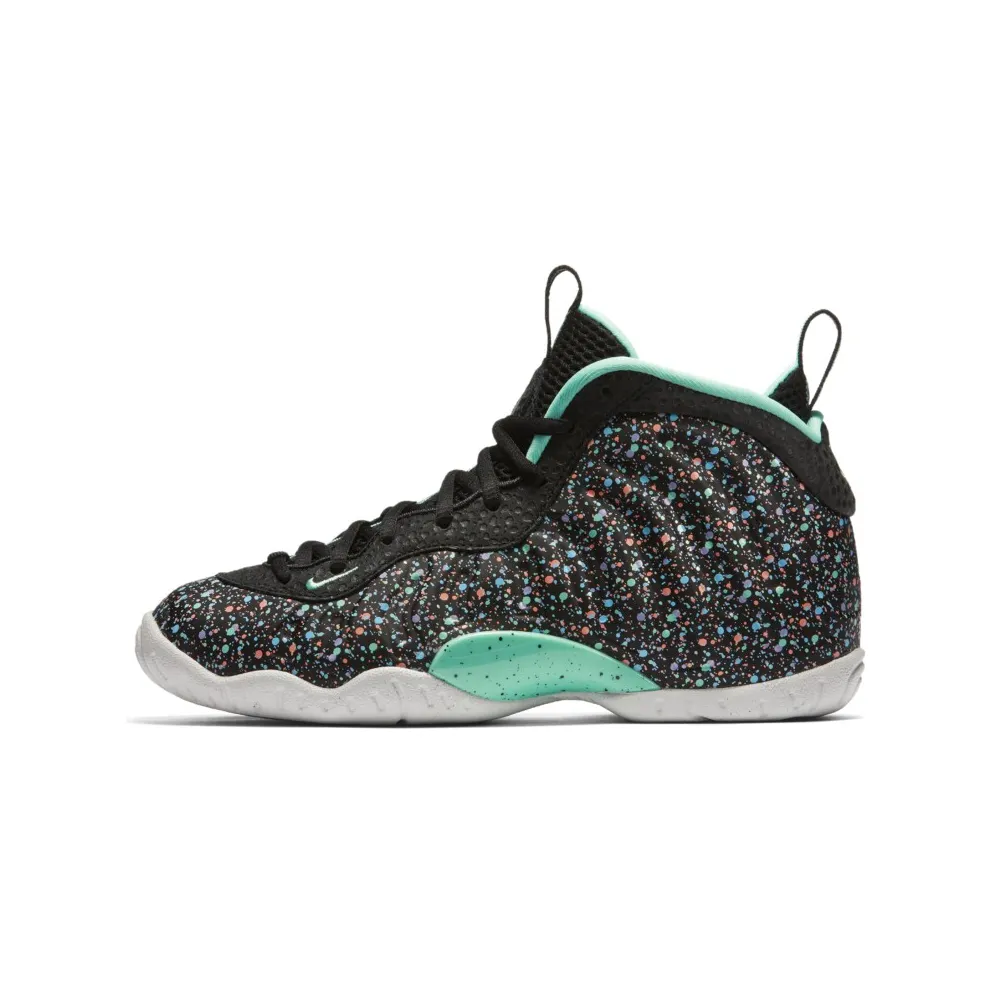Nike Air Foamposite One Easter 2018 (GS) Black/Green Glow-Lagoon Pulse (846077-004)