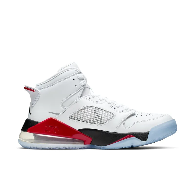 Jordan Mars 270 White Fire Red White/Reflect Silver-Fire Red-Black (CD7070-100)