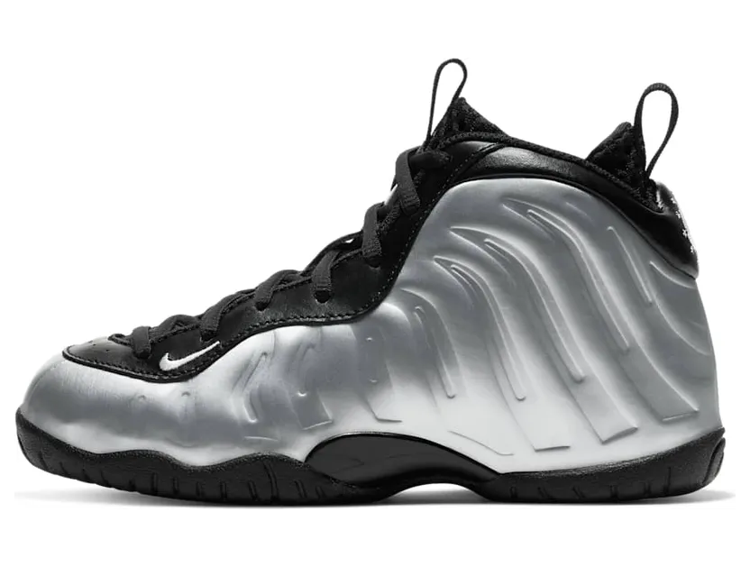 Nike Little Posite One PS ‘Chrome’ Chrome/Black/Laser Crimson/White (CU1055-002)