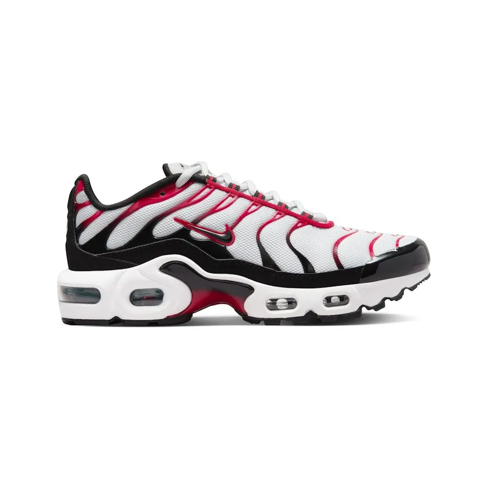 Nike Air Max Plus Pure Platinum Black White University Red (CD0609-027)