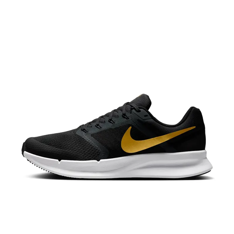 Nike Run Swift 3 Black Anthracite White Metallic Gold (DR2695-010)
