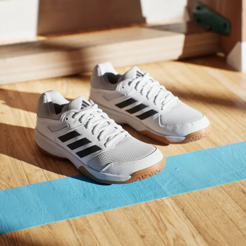 Adidas Speedcourt Indoor Kids Cloud White / Core Black / Gum (IE8034)