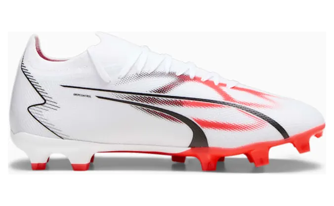 Puma Ultra Match FG/AG White Black Fire Orchid (107347-01)