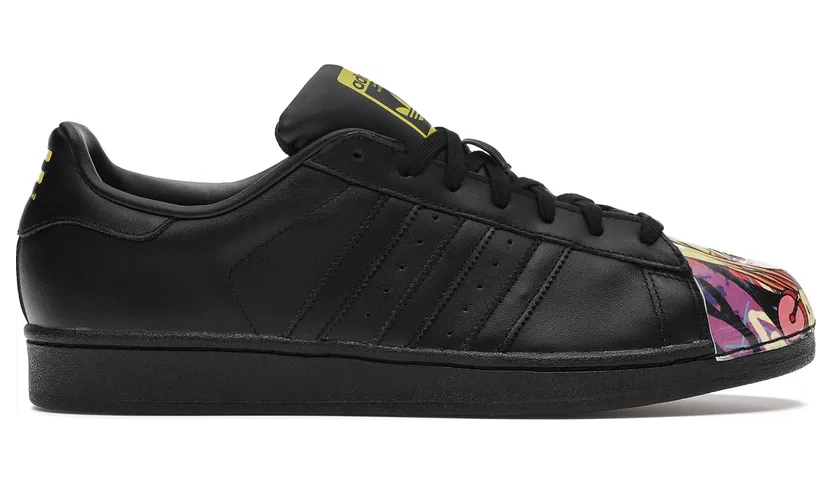 adidas Superstar Supershell Pharrell Black Yellow (S83358)