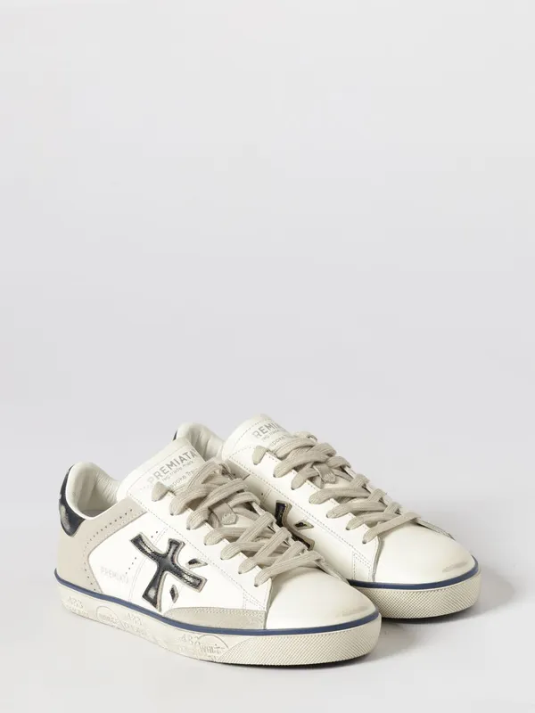 Premiata Steven Suede White 2 (STEVEN7285)