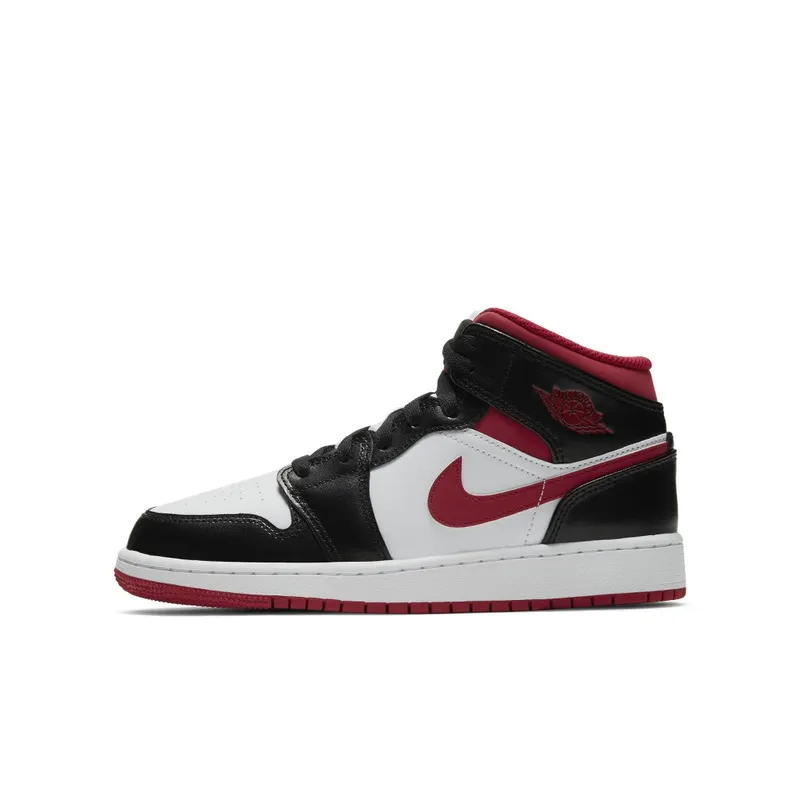 Air Jordan 1 Mid Gym Red (GS) (DJ4695-122)