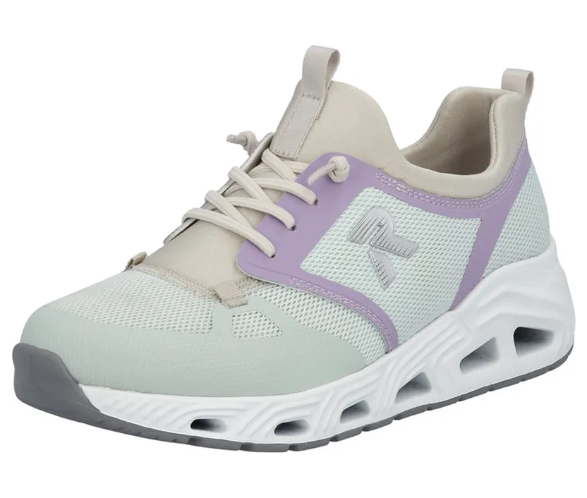 Rieker sneaker Taupe / Mintgroen / Sering (2193102)