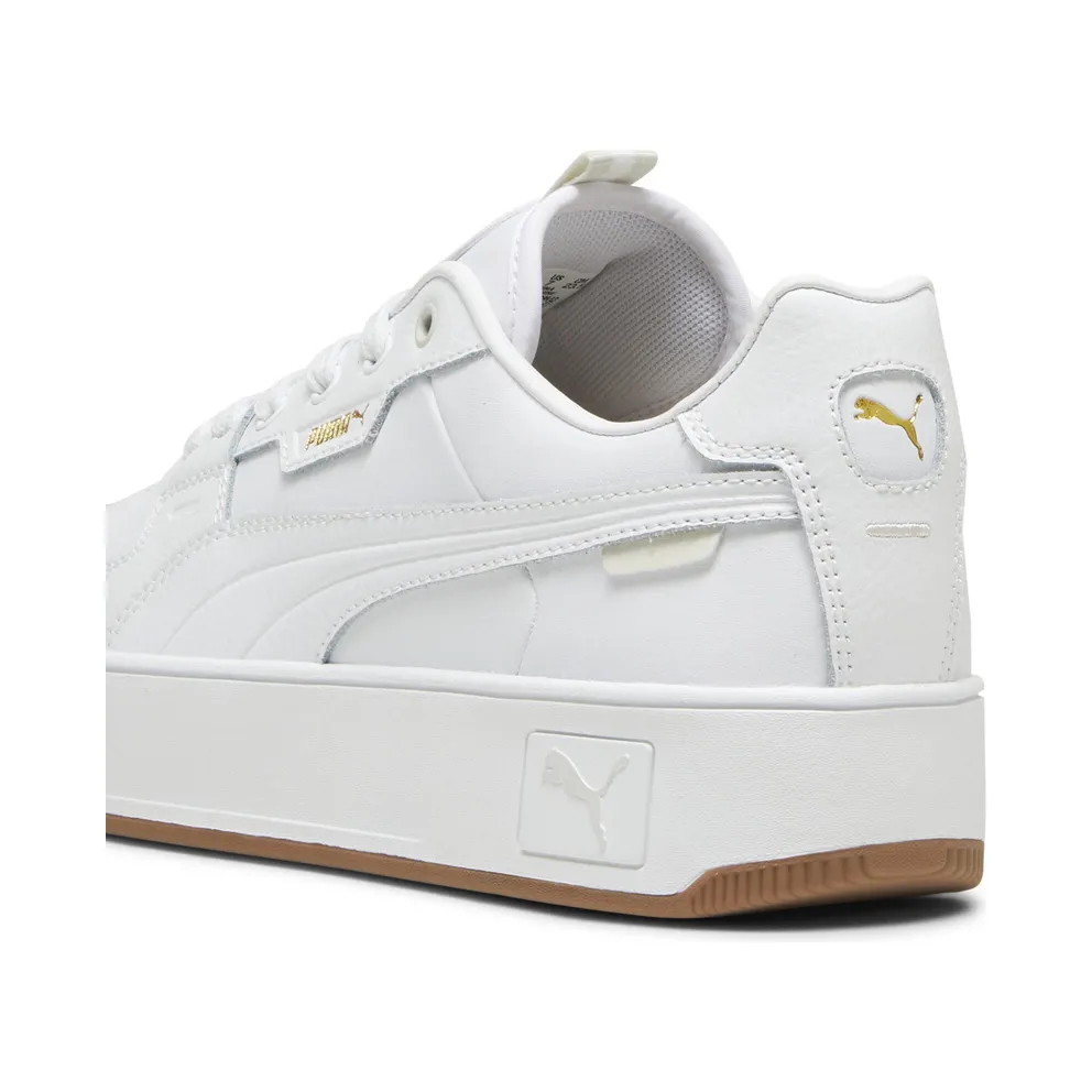 Puma Carina Street Lux “Puma White / Puma White / Puma Gold” (397487_01)