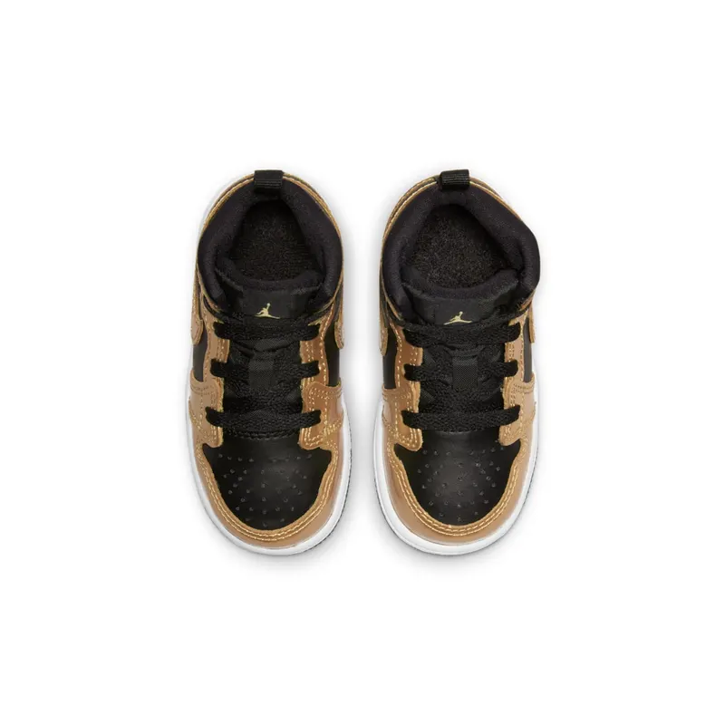 Jordan 1 Mid Se TD “Black / Metallic Gold” (DR6969-071)