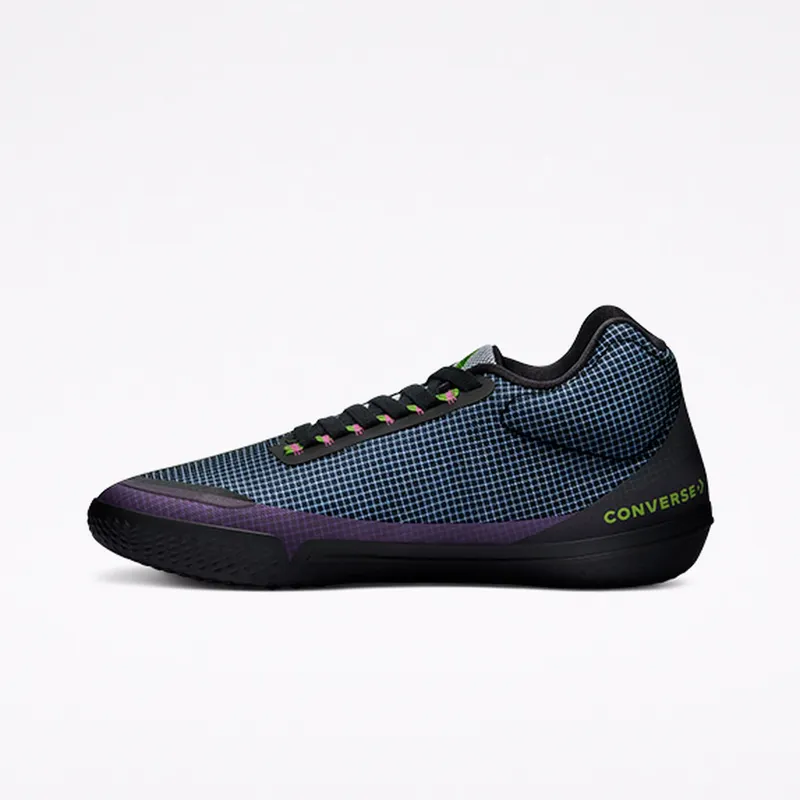Converse All Star Pro BB Soundwave Mid Black/White/nightfall Violet (170763C)